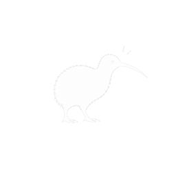 Curious Animal Kiwi Mascot